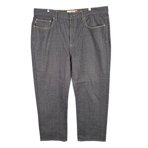 Mens Kayden.K Straight Fit Gray Denim Jeans Cotton Polyester Blend Size 40X30